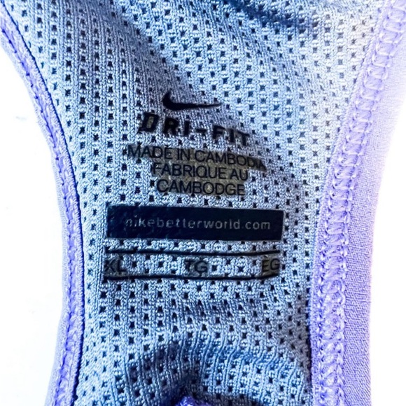 Nike Dri Fit Victory is Mine Racerback Training Race Run Tank Built in bra XL - Picture 4 of 4